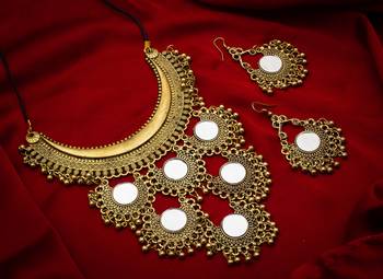 Traditinal Gold Plated Brass Necklace 1