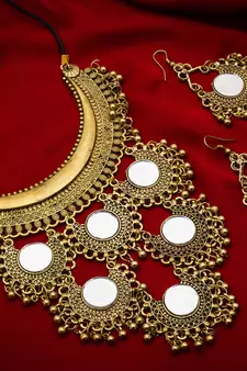 Traditinal Gold Plated Brass Necklace