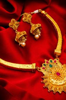 Traditinal Gold Plated Coppers Necklace