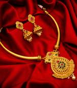 Traditinal Gold Plated Coppers Necklace