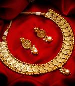 multicolor Traditinal Gold Plated Alloy Necklace