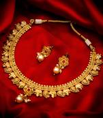 multicolor Traditinal Gold Plated Alloy Necklace