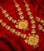 multicolor Traditinal Gold Plated Alloy Necklace