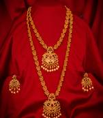 multicolor Traditinal Gold Plated Alloy Necklace