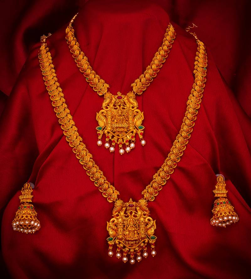 multicolor Traditinal Gold Plated Alloy Necklace