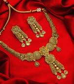 multicolor Traditinal Gold Plated Alloy Necklace