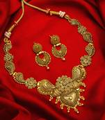 multicolor Traditinal Gold Plated Alloy Necklace