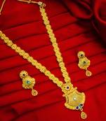 multicolor Traditinal Gold Plated Alloy Necklace