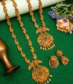 multicolor Traditinal Gold Plated Alloy Necklace