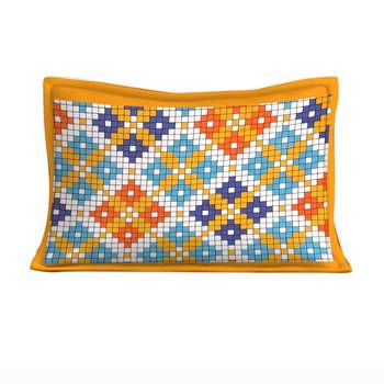 Cotton Double Bedsheet Multi Checks with 2 Pillow Cover (Size- 90" X 100", Color - MultiColor) 2