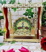  BK Creation Laddu Gopal Jhula /Palana/ for Krishna Idol Jhoola (Jhula - 8.5x3x9 Inch)