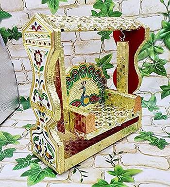  BK Creation Laddu Gopal Jhula /Palana/ for Krishna Idol Jhoola (Jhula - 8.5x3x9 Inch) 2