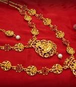 multicolor Traditinal Gold Plated Alloy Necklace