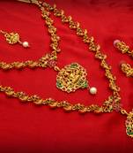 multicolor Traditinal Gold Plated Alloy Necklace