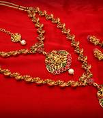 multicolor Traditinal Gold Plated Alloy Necklace