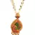 Multicolor Gold plated Stone Studded  Necklace Set