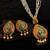 Multicolor Gold plated Stone Studded  Necklace Set