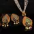Multicolor Gold plated Stone Studded  Necklace Set