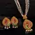 Multicolor Gold plated Stone Studded  Necklace Set