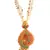 Multicolor Gold plated Stone Studded  Necklace Set