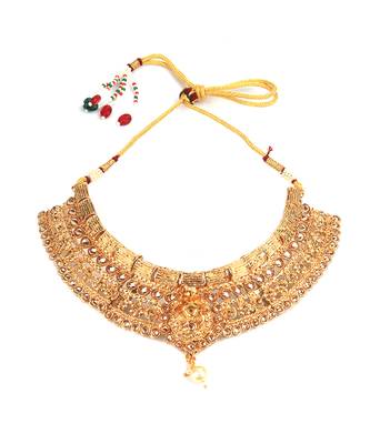 Gold Plated Choker necklace Set 4