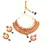 Gold Plated Choker necklace Set