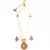 Gold plated Stone Studded  Necklace Set