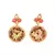 Gold plated Stone Studded  Necklace Set