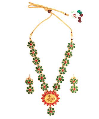 Multicolor Gold Plated Necklace Set 2