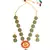 Multicolor Gold plated Stone Studded  Necklace Set