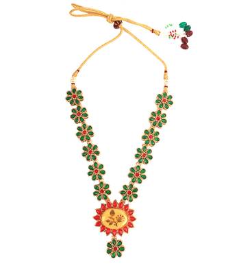 Multicolor Gold Plated Necklace Set 3