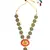 Multicolor Gold plated Stone Studded  Necklace Set