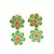 Multicolor Gold plated Stone Studded  Necklace Set