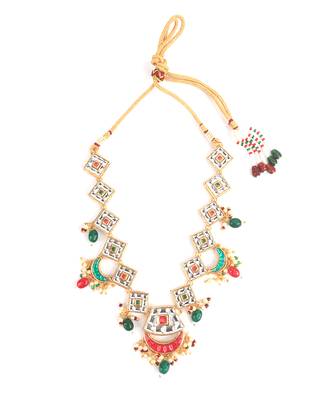Multicolor Gold Plated Necklace Set 2