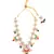 Multicolor Gold plated Stone Studded  Necklace Set