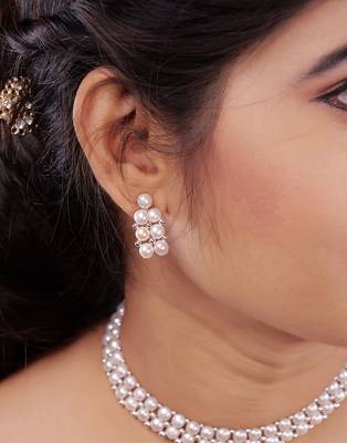 Natural Fresh Water Pearl  Choker Set From Hyderabad of Authenticity 3