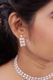 Natural Fresh Water Pearl  Choker Set From Hyderabad of Authenticity
