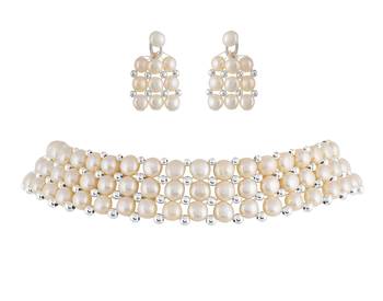 Natural Fresh Water Pearl  Choker Set From Hyderabad of Authenticity 2