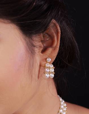 Natural Fresh Water Pearl  Choker Set From Hyderabad of Authenticity 3