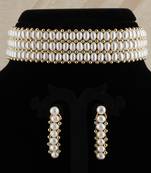 Natural Fresh Water Pearl  Choker Set From Hyderabad of Authenticity
