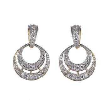 White cubic zirconia pendants 4