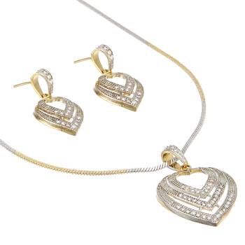 White cubic zirconia pendants 3