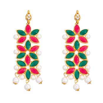 Multicolor cubic zirconia maang-tikka 2