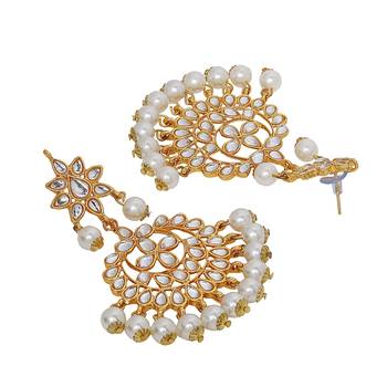 White cubic zirconia maang-tikka 3