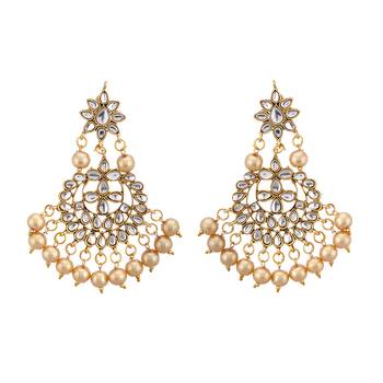 White cubic zirconia maang-tikka 5