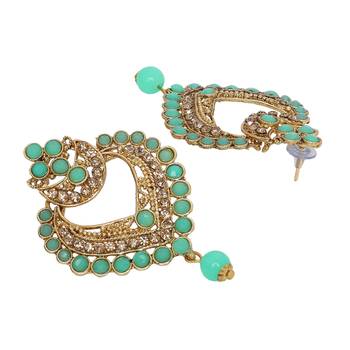 Multicolor cubic zirconia maang-tikka 4
