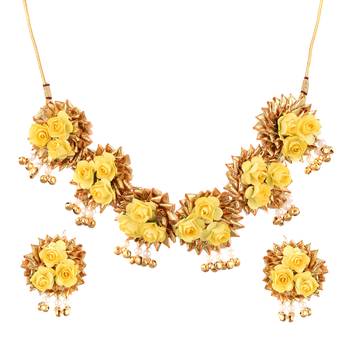 Yellow cubic zirconia jewellery-combo 2