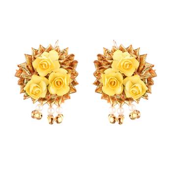 Yellow cubic zirconia jewellery-combo 4