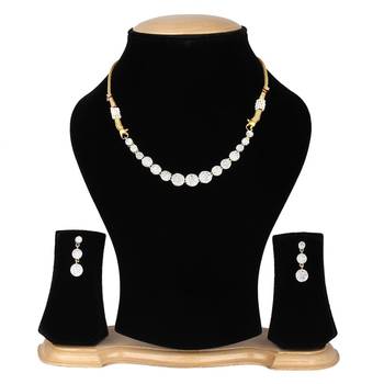 Silver cubic zirconia jewellery-combo 3
