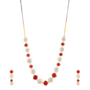 Multicolor cubic zirconia jewellery-combo 5